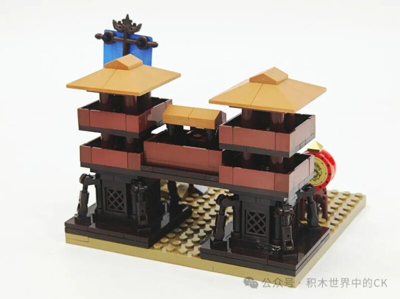 Minifigure Triệu Vân tạo dáng khác, thể hiện khả năng tạo dáng linh hoạt của bộ lắp ghép Decool 20803, đồ chơi mô hình giá rẻ cho bé trai 8 tuổi.